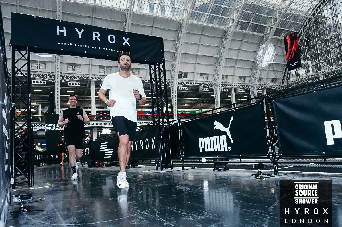Vinamra participating in HYROX